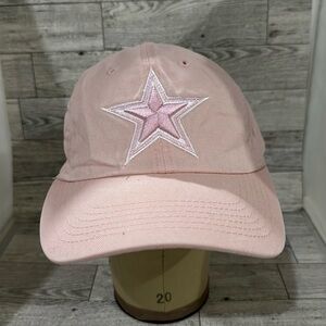 Dallas cowboys pink baseball cap hat